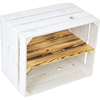 Estantería maciza para zapatos o libros- forma de caja de frutas o vino- tamaño aprox. 50 x 40 x 31 cm- de madera…